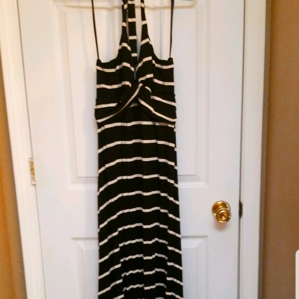 G BY GUESS HALTER MAXI DRESS